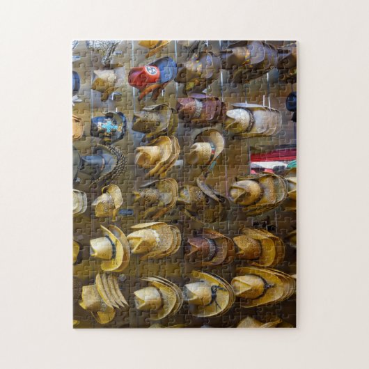 Cowboy Petten. Legpuzzel (Verticaal)