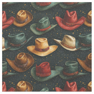 Cowboy Petten met een donkere achtergrond Stof