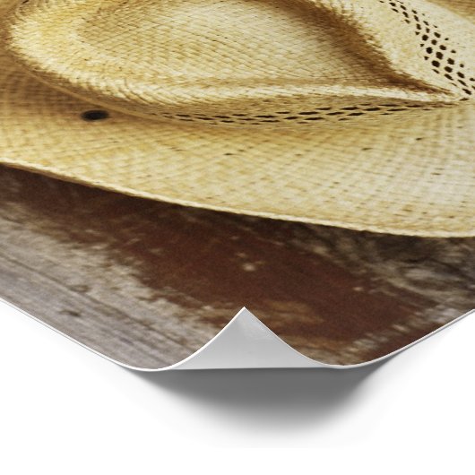 Cowboy-Petten Poster (Hoek)