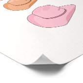 Cowboy-Petten Poster (Hoek)