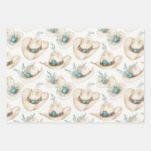 Cowboy Petten Westerne Turquoise sieraden Inpakpapier Vel (Voorkant 3)