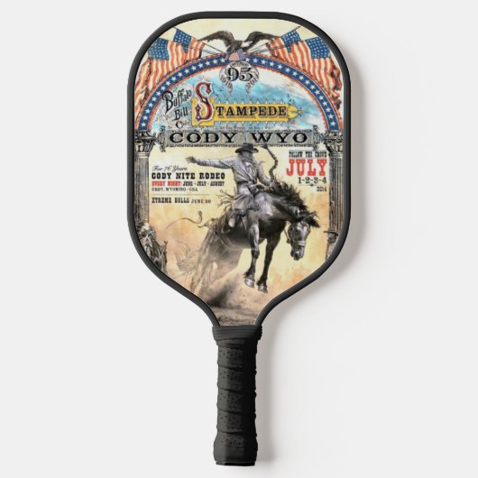 Cowboy Pickleball Paddle (Achterkant)