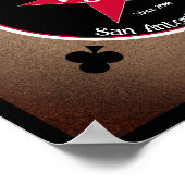 Cowboy Poker Club Room Poster Print (Hoek)