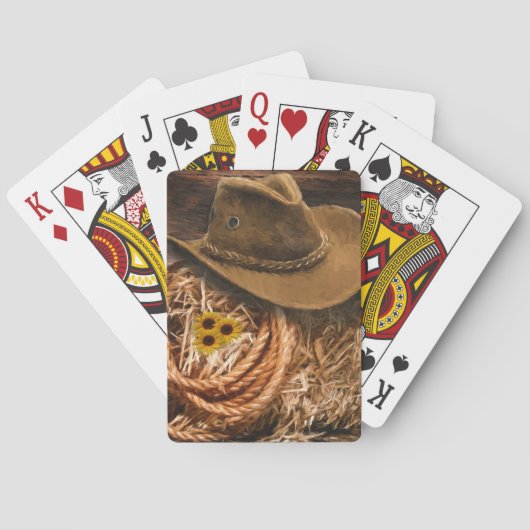Cowboy Pokerkaarten (Achterkant)