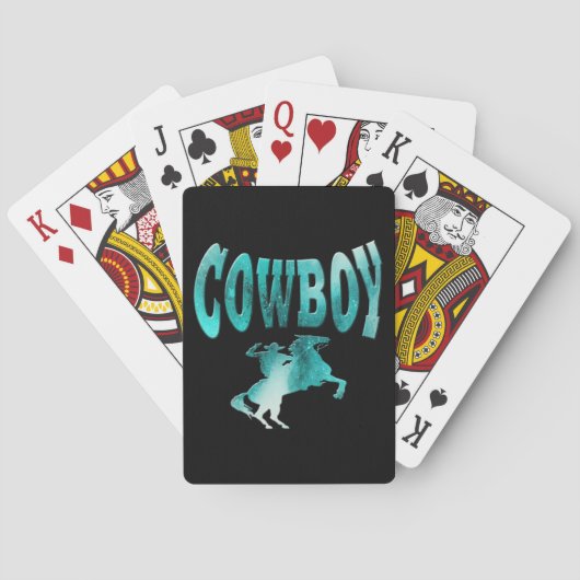 Cowboy Pokerkaarten (Achterkant)