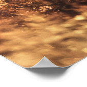 Cowboy Portret USA Vlag Thema. Poster (Hoek)