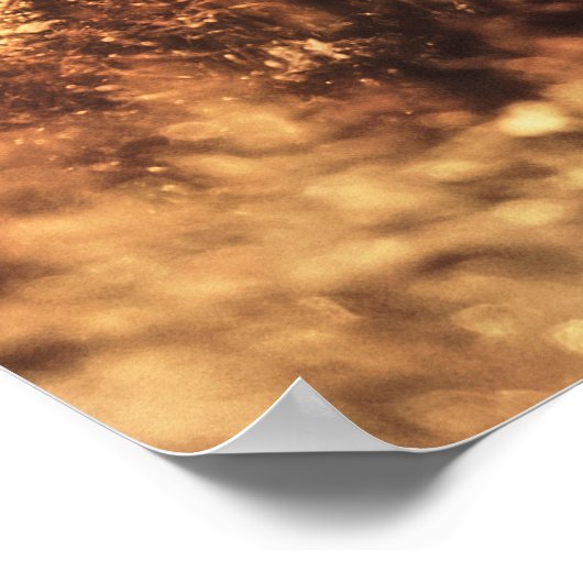 Cowboy Portret USA Vlag Thema. Poster (Hoek)