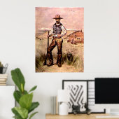 Cowboy Poster (Thuiskantoor)