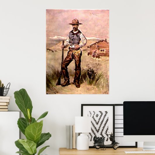 Cowboy Poster (Thuiskantoor)