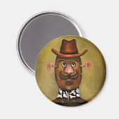 Cowboy Potato Magneet (Voorkant / Achterkant)