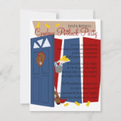 Cowboy Potluck Party Kaart (Voorkant)