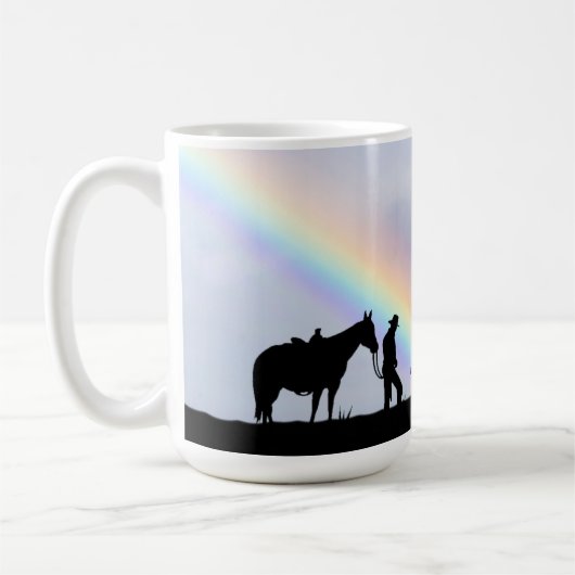 Cowboy Prayer Coffee Mok (Links)
