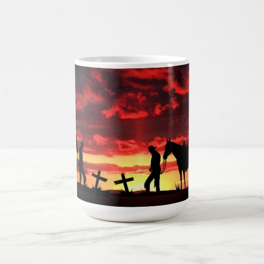 Cowboy Prayer Coffee Mok (Center)