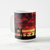 Cowboy Prayer Coffee Mok (Voorkant links)