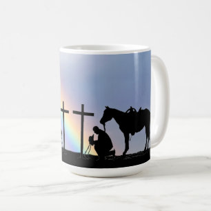 Cowboy Prayer Coffee Mok