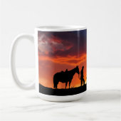 Cowboy Prayer Coffee Mok (Links)