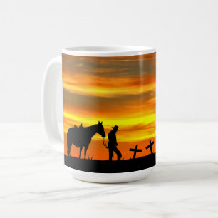 Cowboy Prayer Coffee Mok