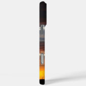 Cowboy Prayer Silhouette iPhone Case (Achterkant / Rechts)