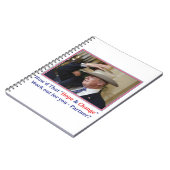 Cowboy President Trump Notitieboek (Linkerzijde)