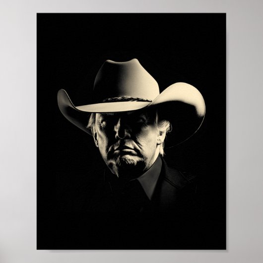 Cowboy-presidenten poster (Voorkant)