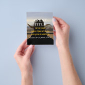 Cowboy Ranch landelijk flyer (Hand)