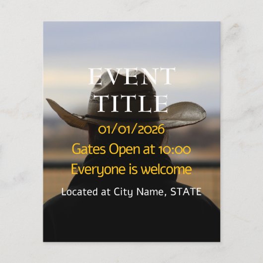 Cowboy Ranch Rural flyer (Voorkant)