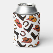 Cowboy Ranch: Wild West Naadloos. Blikjeskoeler (Blikje Achterkant)