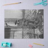 Cowboy Rancher of Canadees Outlaw van de Oude West Tissuepapier (Craft)