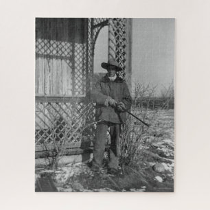 Cowboy Rancher of Canadese Outlaw van de Wilde Wes Legpuzzel