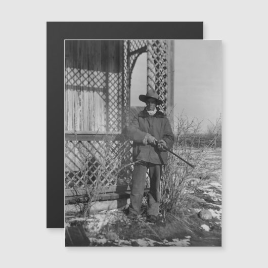 Cowboy Rancher of Canadese Outlaw van het Oude Wes (Voorkant / Achterkant)