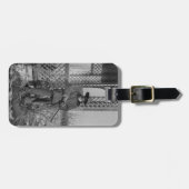 Cowboy Rancher of Canadese Outlaw van het Oude Wes Bagagelabel (Voorkant horizontaal)