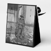 Cowboy Rancher of Canadese Outlaw van het Oude Wes Bedankdoosjes (Achterkant)