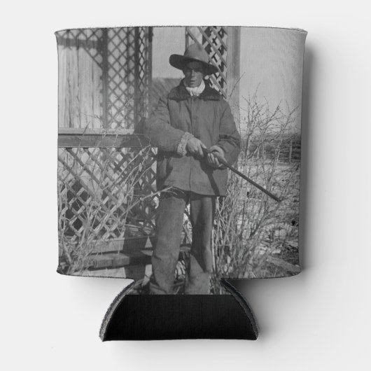 Cowboy Rancher of Canadese Outlaw van het Oude Wes Blikjeskoeler (Voorkant)