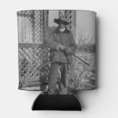 Cowboy Rancher of Canadese Outlaw van het Oude Wes Blikjeskoeler (Achterkant)