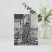 Cowboy Rancher of Canadese Outlaw van het Oude Wes Briefkaart (Staand voorkant)