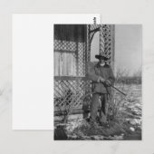 Cowboy Rancher of Canadese Outlaw van het Oude Wes Briefkaart (Voorkant / Achterkant)