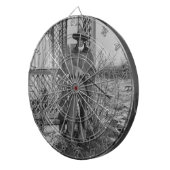 Cowboy Rancher of Canadese Outlaw van het Oude Wes Dartbord (Voorkant Rechts)