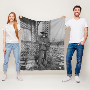 Cowboy Rancher of Canadese Outlaw van het Oude Wes Fleece Deken
