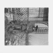 Cowboy Rancher of Canadese Outlaw van het Oude Wes Fleece Deken (Voorkant (Horizontaal))