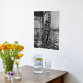 Cowboy Rancher of Canadese Outlaw van het Oude Wes Folie Afdrukken (Laag (Keuken))