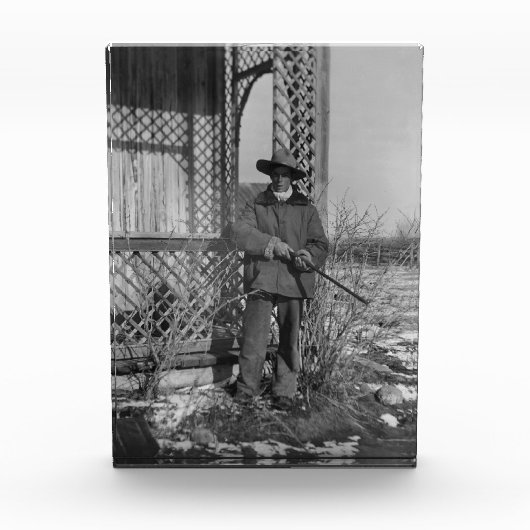 Cowboy Rancher of Canadese Outlaw van het Oude Wes Fotoblokken (Voorkant)