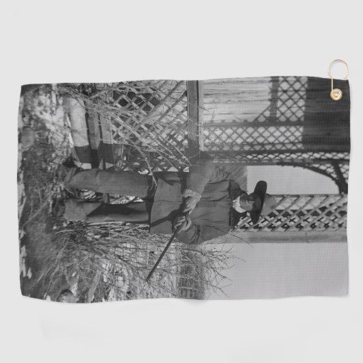 Cowboy Rancher of Canadese Outlaw van het Oude Wes Golfhanddoek (Horizontaal)