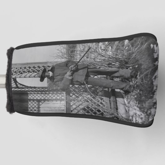 Cowboy Rancher of Canadese Outlaw van het Oude Wes Golfheadcover (Voorkant)