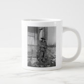 Cowboy Rancher of Canadese Outlaw van het Oude Wes Grote Koffiekop (Rechts)