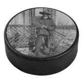 Cowboy Rancher of Canadese Outlaw van het Oude Wes Hockey Puck (3/4)