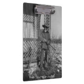 Cowboy Rancher of Canadese Outlaw van het Oude Wes Klembord (Rechts)