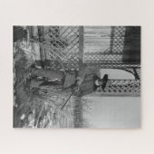 Cowboy Rancher of Canadese Outlaw van het Oude Wes Legpuzzel (Horizontaal)