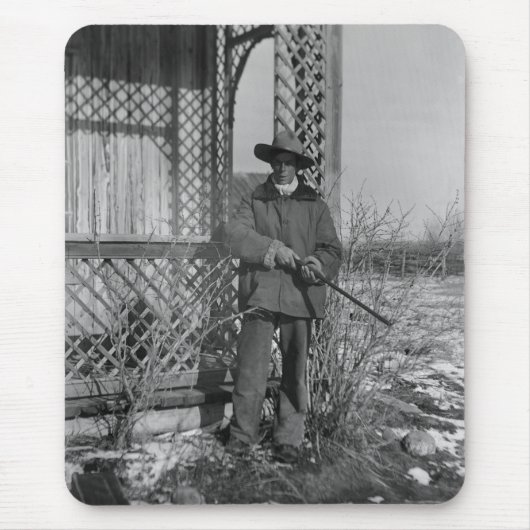 Cowboy Rancher of Canadese Outlaw van het Oude Wes Muismat (Voorkant)