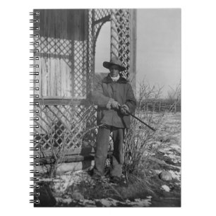 Cowboy Rancher of Canadese Outlaw van het Oude Wes Notitieboek