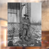 Cowboy Rancher of Canadese Outlaw van het Oude Wes Raamsticker (Vel 2)